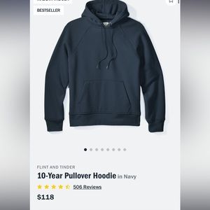 Flint and tinder 10 year hoodie